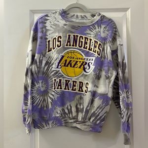 SMALL Los Angeles Lakers Tie Dye Women’s Sweatshirt